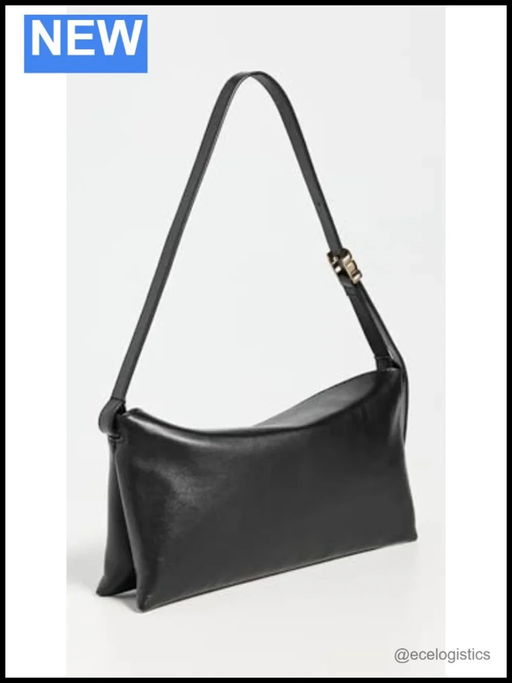 Madewell Leather Satchel Shoulder Bag Adjustable Strap Gold Hardware